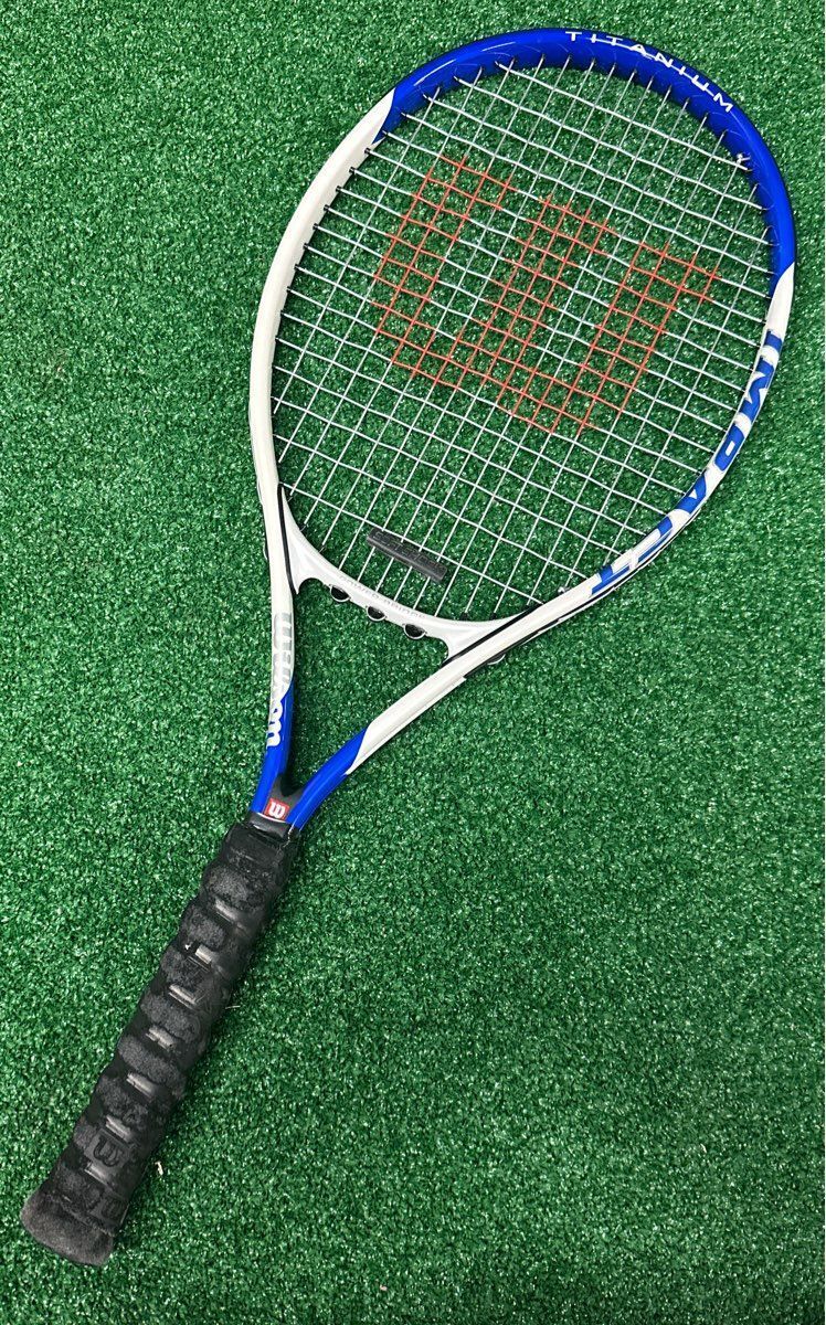 Wilson Titanium Impact Tennis Racket, 27.5", 4 1/2"