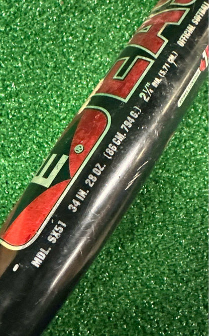 Easton Black Magic SX51 Softball Bat 34" 28 oz. (-6) 2 1/4"