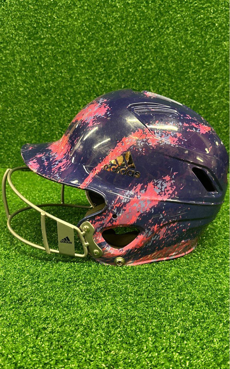 Adidas GSH3A Softball Batting Helmet, 7" To 7 1/2"