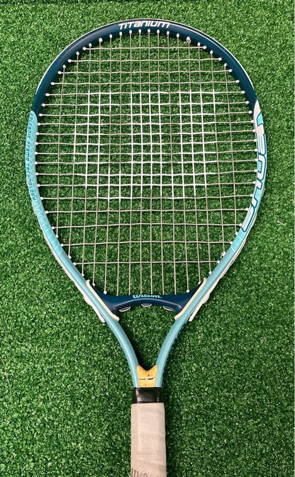 Wilson Serena Titanium Youth Tennis Racket, 25", 3 7/8" Grip