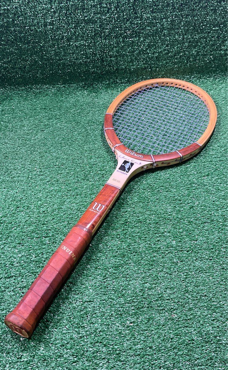 Wilson Vintage Chris Evert Autograph Tennis Racket, 27", 4 3/8"