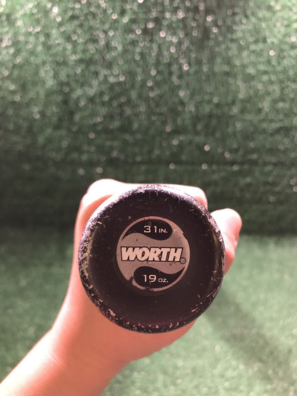 Worth LAMP Baseball Bat 31" 19 oz. (-12) 2 1/4"