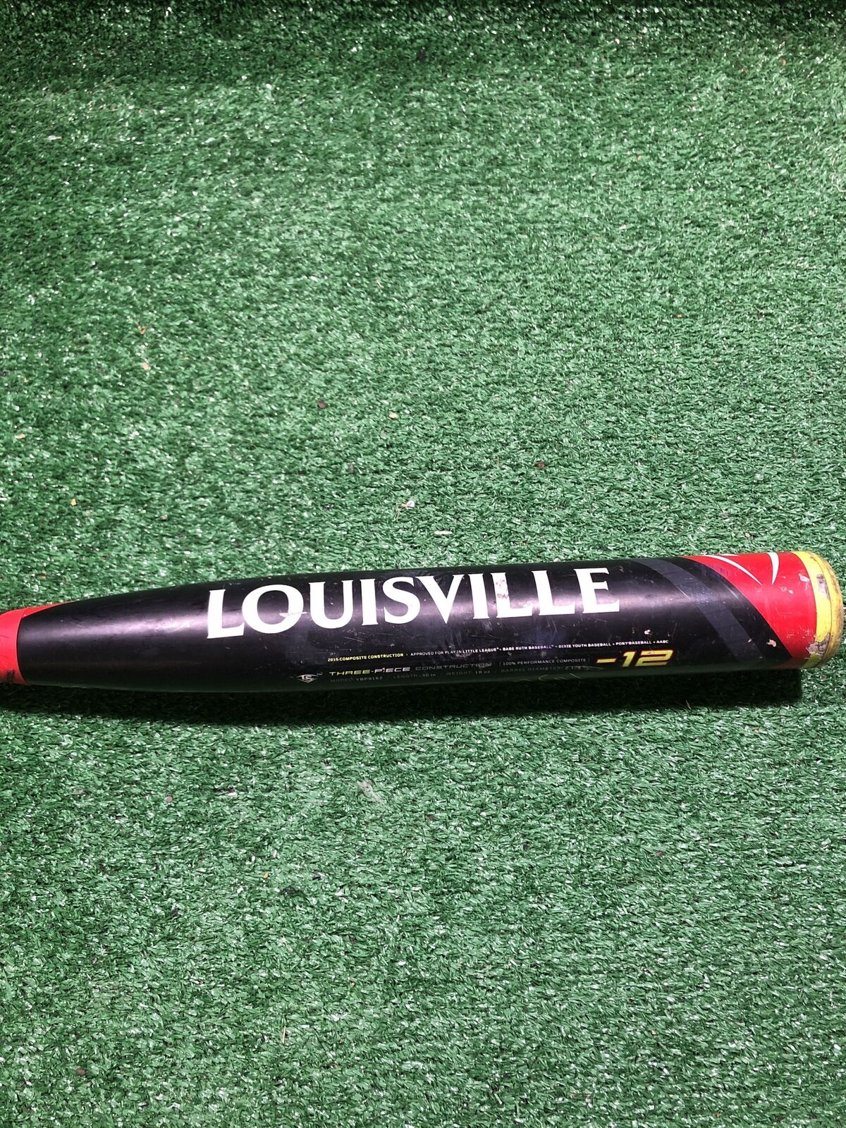 Louisville Slugger YBP9162 Baseball Bat 30" 18 oz. (-12) 2 1/4"