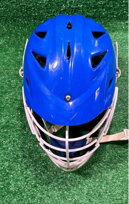 Warrior Junior Blue, white Lacrosse Helmet