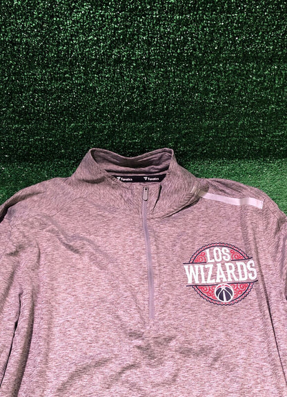 Team Issued Washington Wizards Fanatics Los Wizards Extra Large (XL) 1/4 Zip