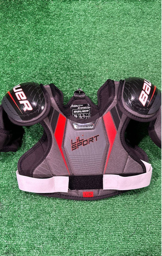 Bauer Lil' Sport Hockey Shoulder Pads Youth Large (L)