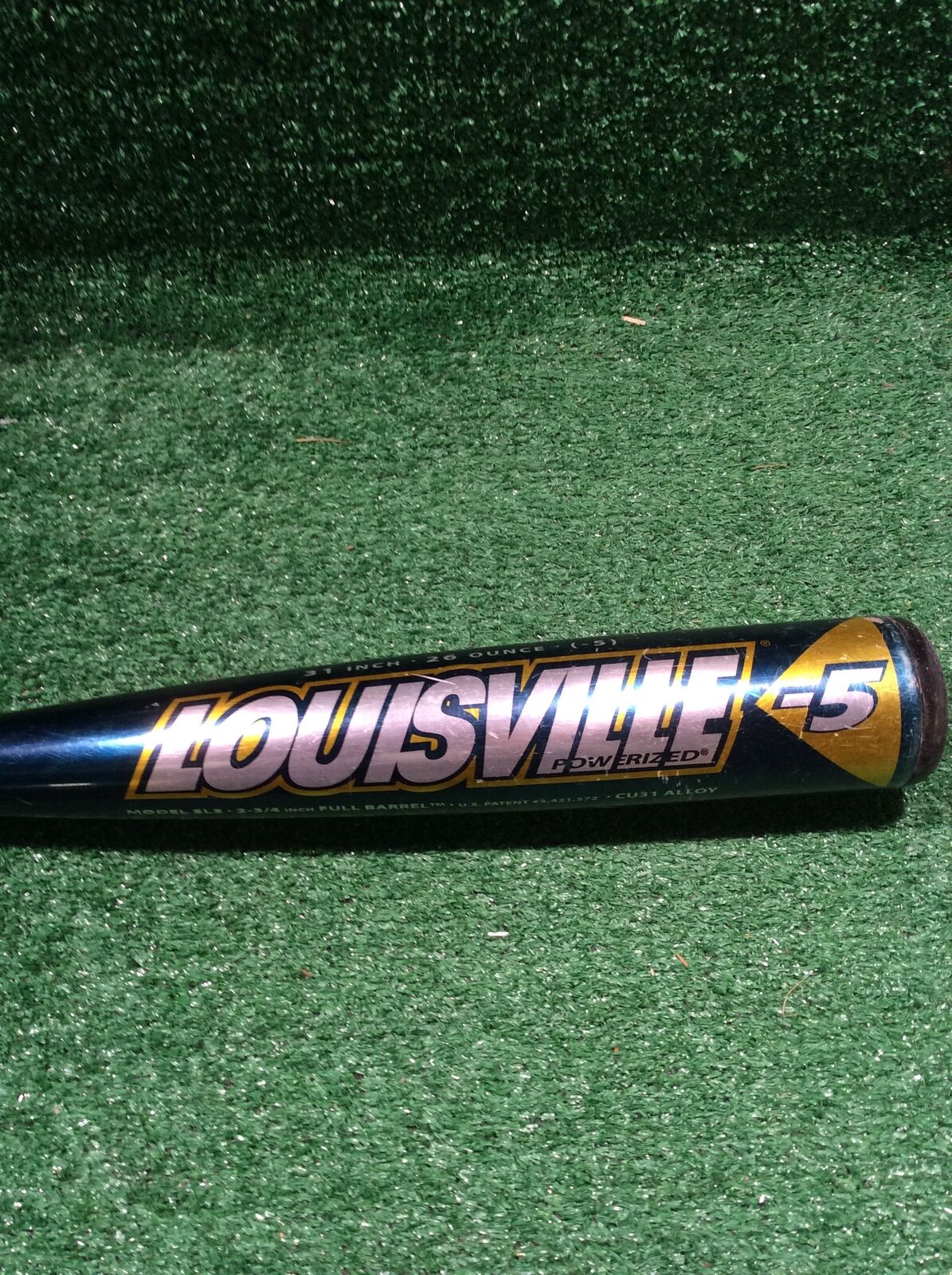 Louisville Slugger SL5 Baseball Bat 31" 26 oz. (-5) 2 3/4"