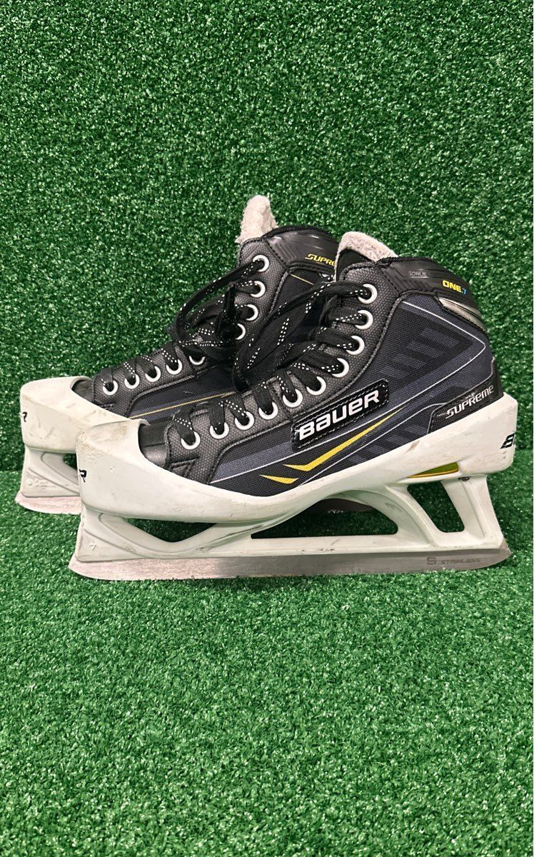 Bauer Supreme One.7 Hockey Goalie Skates 6.5 Skate Size