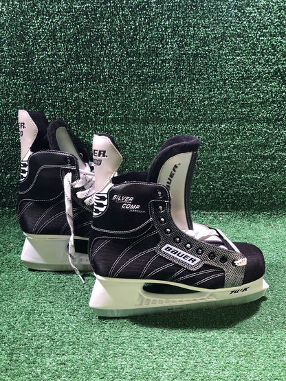 Bauer Silver Comp Hockey Skates Adult 9.0R Skate Size