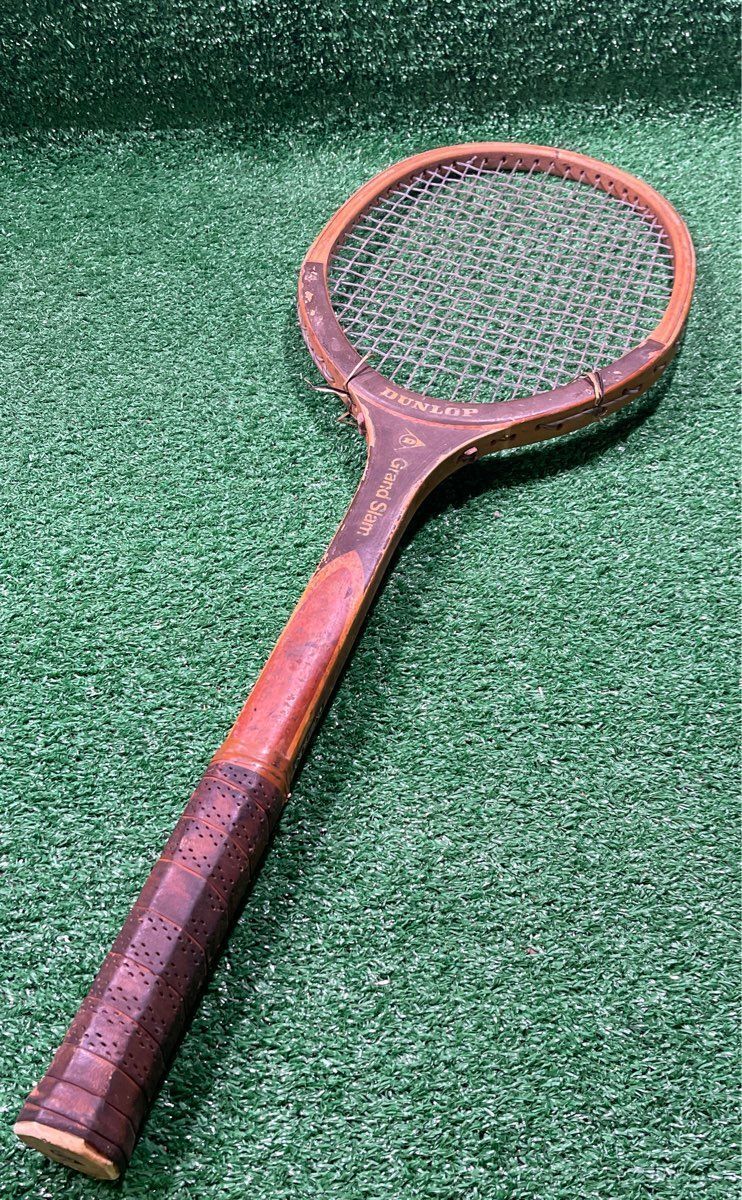 Dunlop Vintage Grand Slam Tennis Racket, 27", 4 1/2"