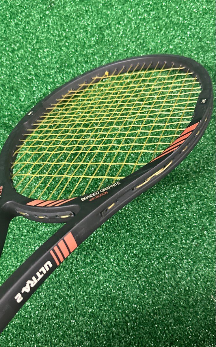 Wilson Rare Original Vintage Ultra 2 Braided Graphite Tennis Racket, 27", 4 1/4"