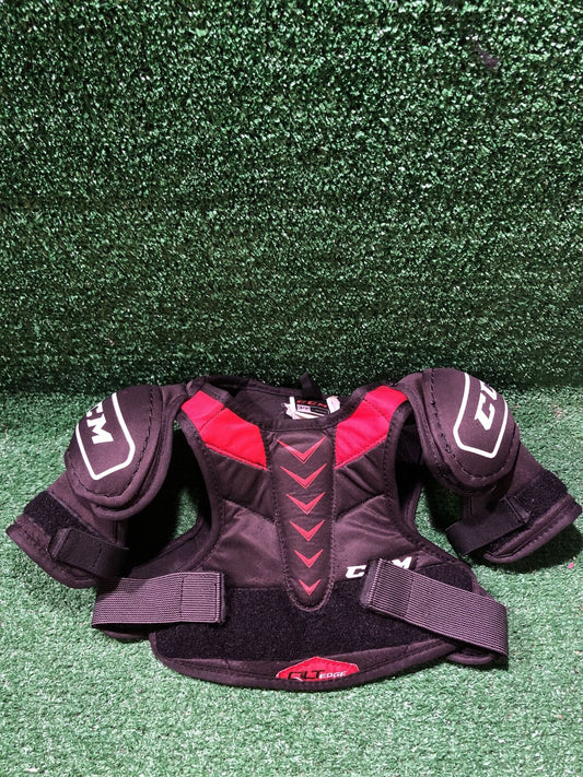 Ccm QLT Edge Hockey Shoulder Pads Youth Large (L)