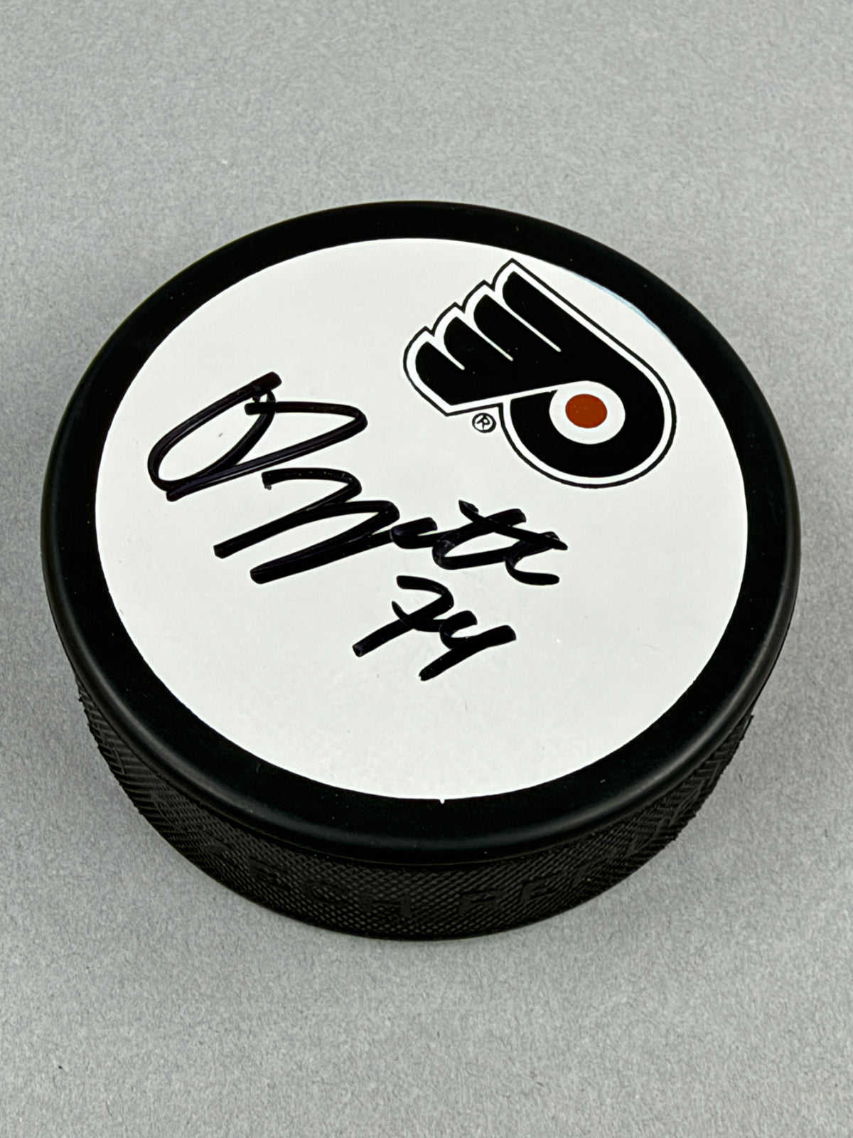 Philadelphia Flyers Owen Tippett Autographed Puck