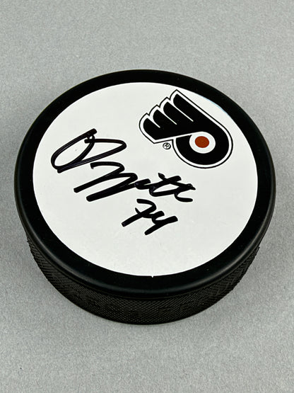 Philadelphia Flyers Owen Tippett Autographed Puck
