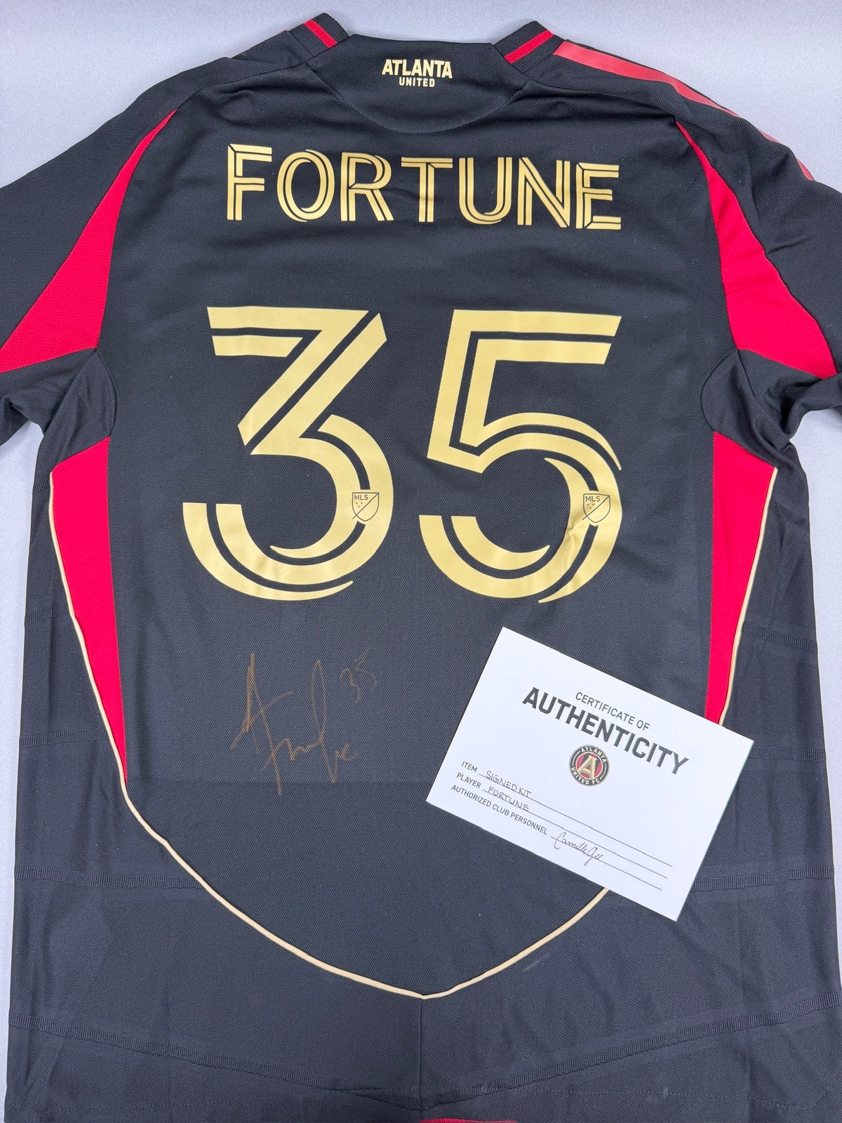 Atlanta United Ajani Fortune Signed Jersey