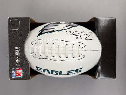 Philadelphia Eagles Zach Baun Autographed Football