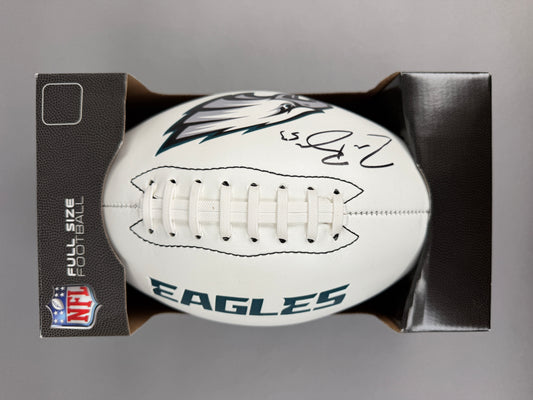 Philadelphia Eagles Zach Baun Autographed Football