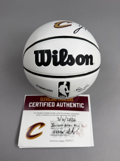 Jarrett Allen Autographed Cleveland Cavaliers Mini Basketball