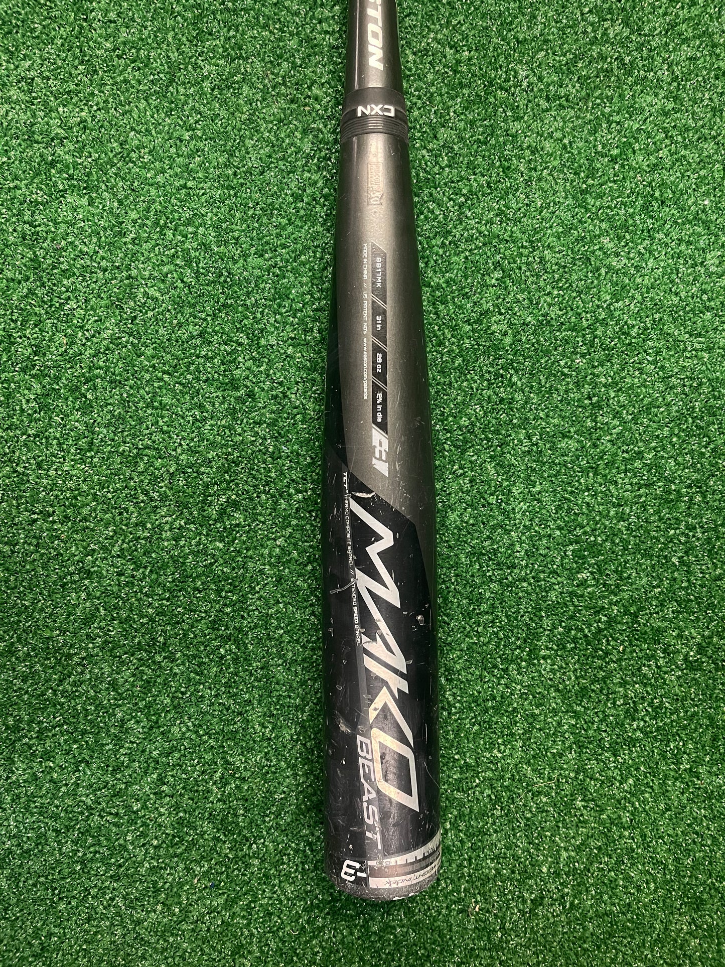 Easton Mako Beast 31/28 (-3) 2 5/8" BBCOR Baseball Bat