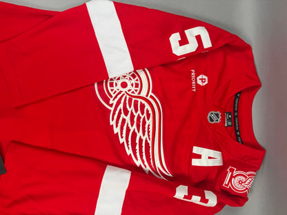 Detroit Red Wings Moritz Seider Autographed Jersey