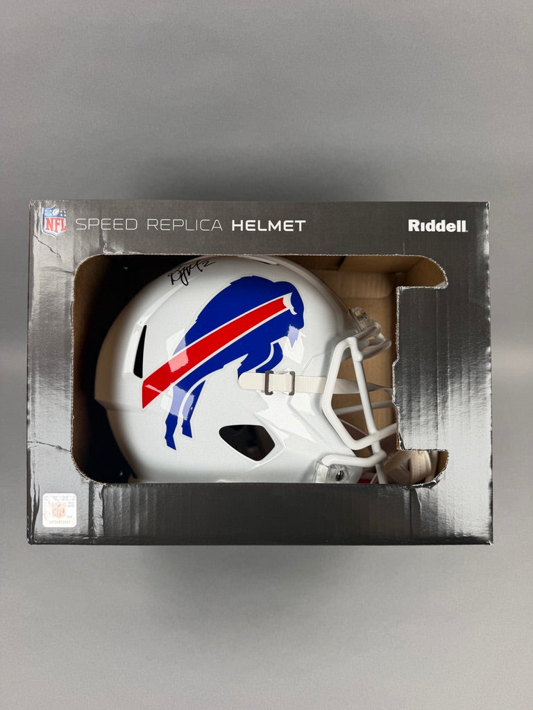 DJ Moore Autographed Buffalo Bills Helmet