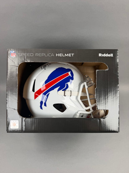 DJ Moore Autographed Buffalo Bills Helmet