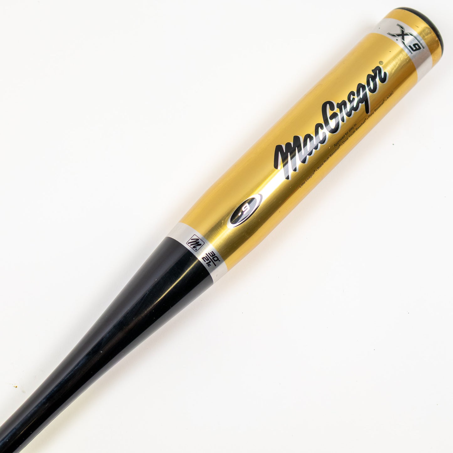 MacGregor X9 Baseball Bat 30" 21 oz. (-9) 2 1/4"