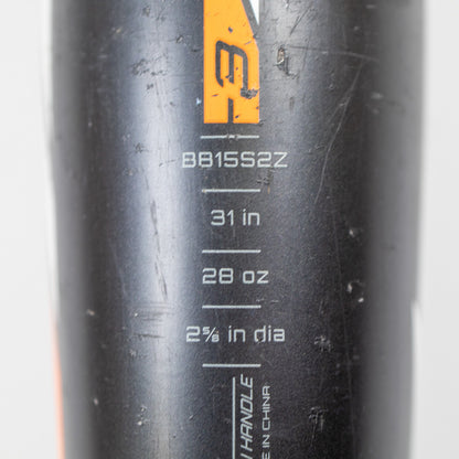 Easton S2Z Zcore 31/28 oz (-3) 2 5/8" BBCOR Baseball Bat