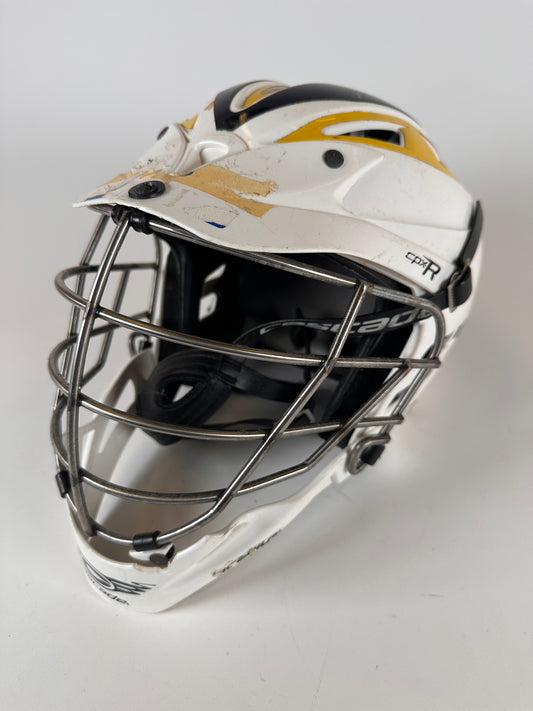 Cascade CPX-R OSFM 21.5" to 24" Lacrosse Helmet (Black/Yellow Stripes)