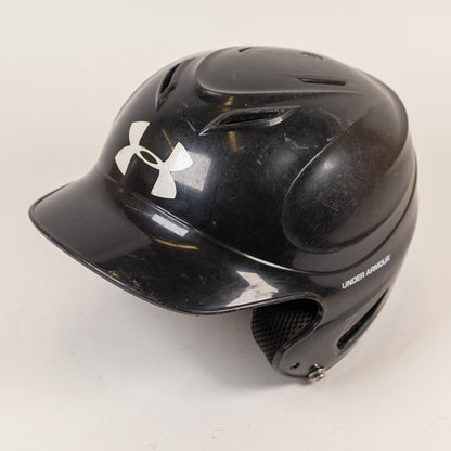 Under Armour UABH-110 5 7/8" to 6 3/4" Baseball Batting Helmet (Black)