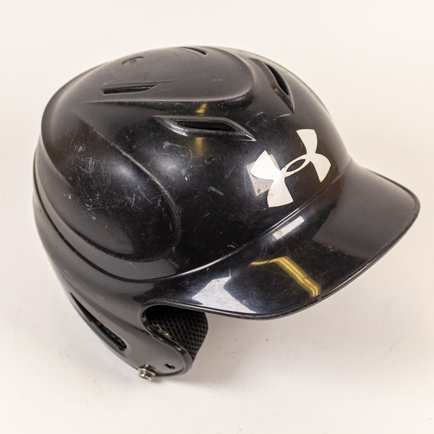 Under Armour UABH-110 5 7/8" to 6 3/4" Baseball Batting Helmet (Black)