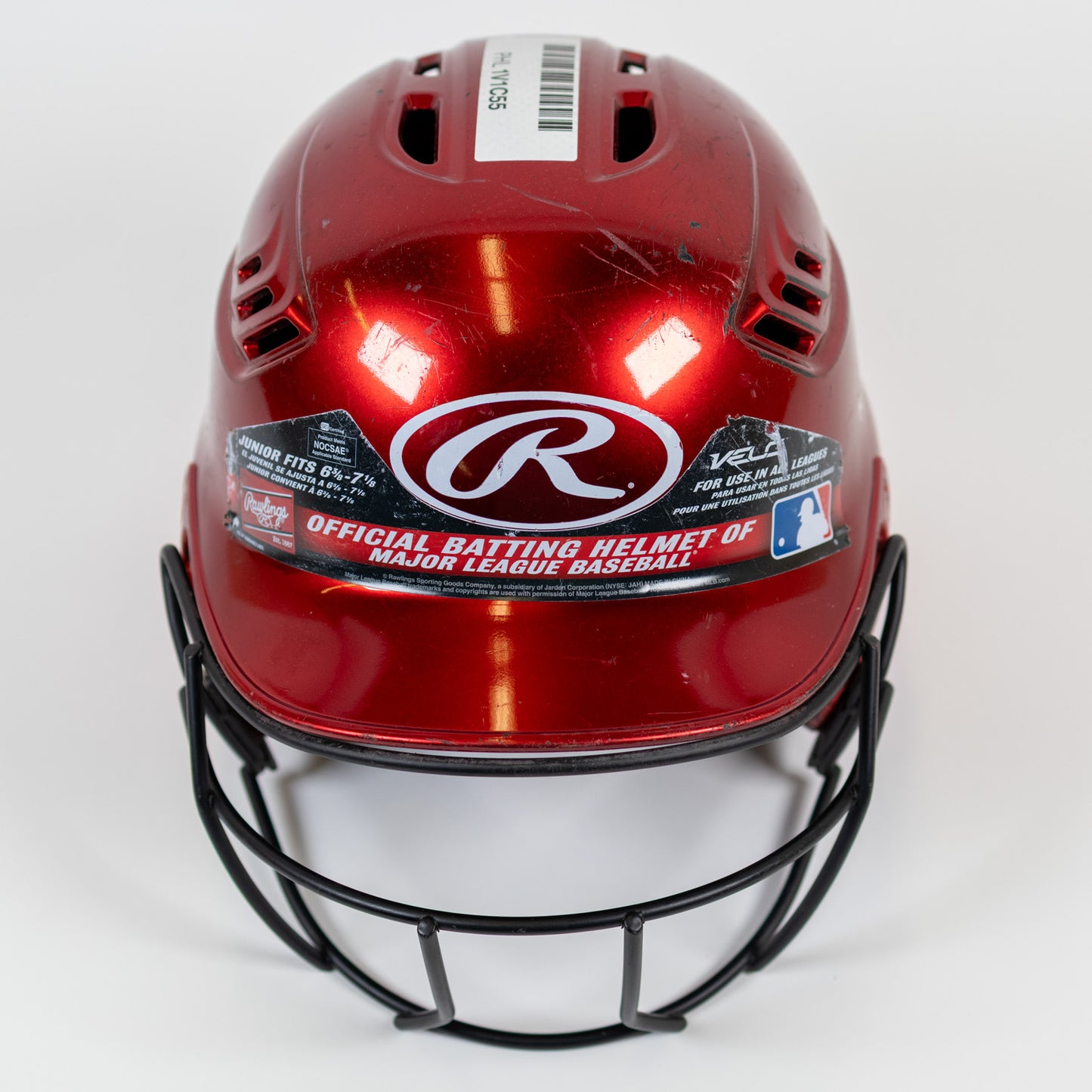 Rawlings Velo 6 3/4" to 7 1/8" Baseball/Softball Batting Helmet