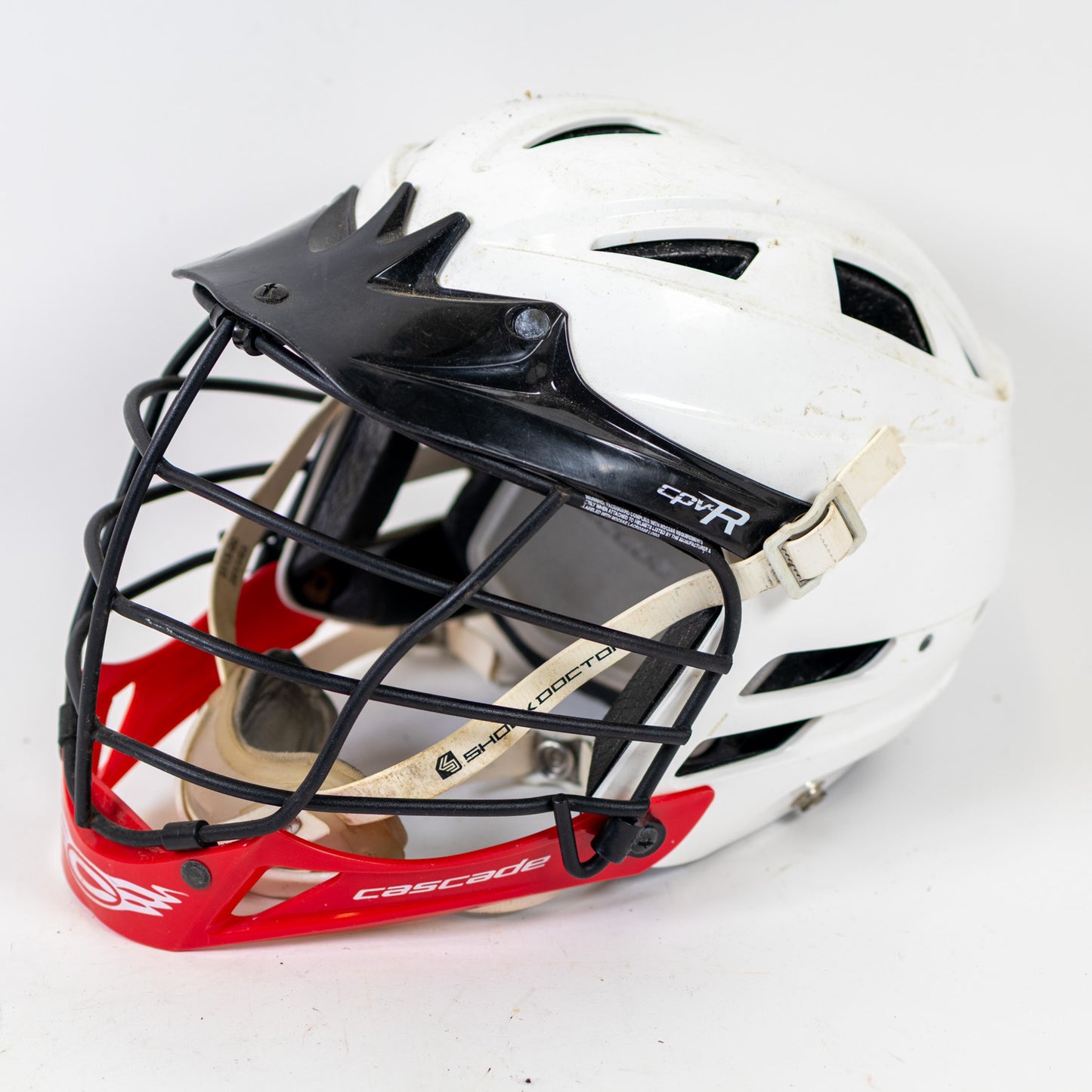 Cascade CPV-R S/M Adjustable Lacrosse Helmet (White)