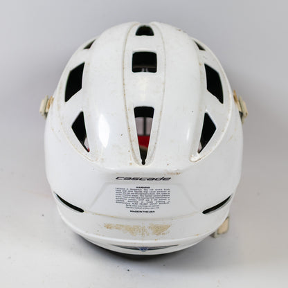 Cascade CPV-R S/M Adjustable Lacrosse Helmet (White)