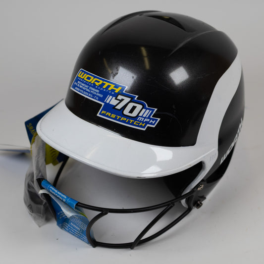 Worth HVWC 6 3/4" to 7 1/8" Softball Batting Helmet