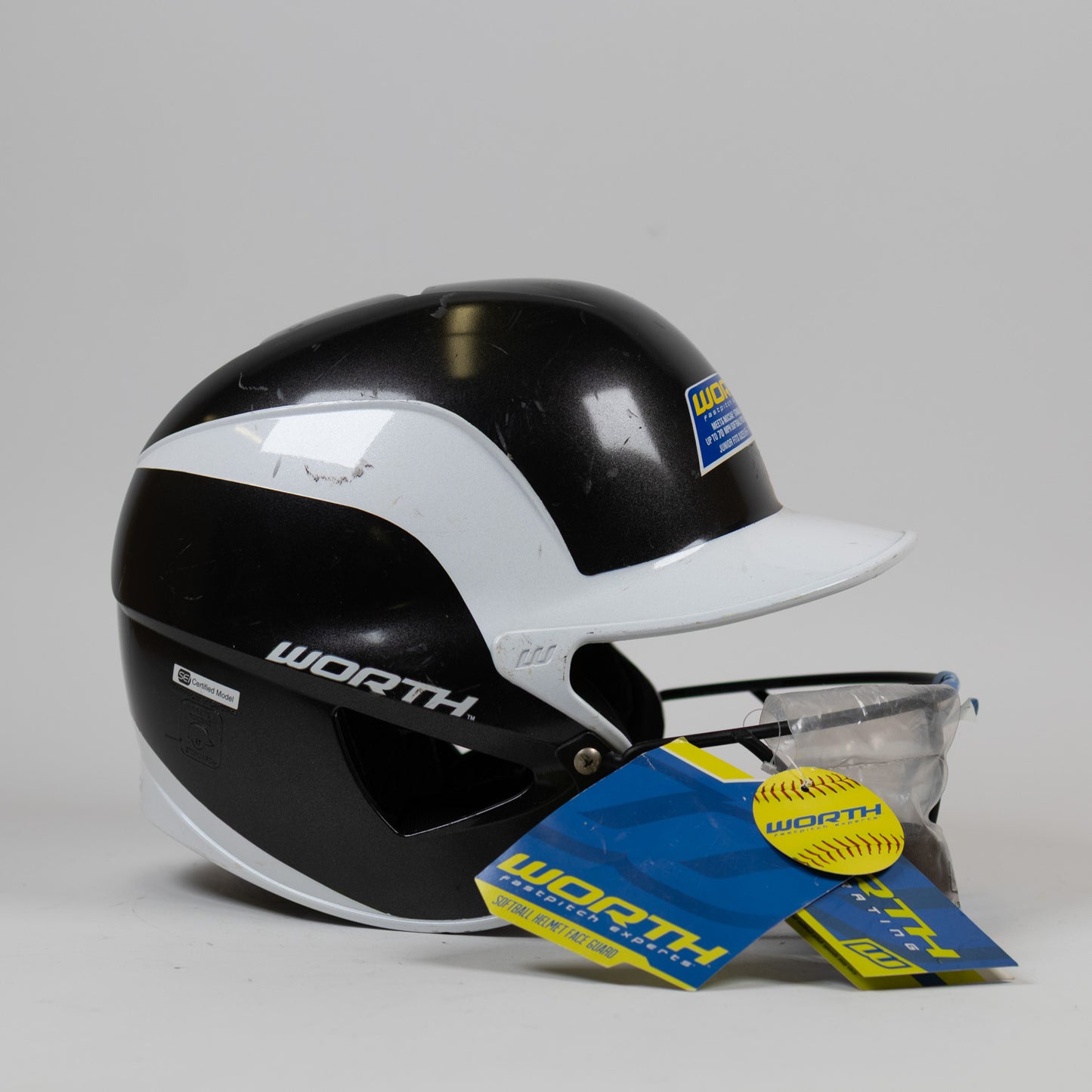 Worth HVWC 6 3/4" to 7 1/8" Softball Batting Helmet