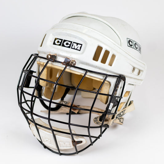 Vintage CCM Hockey Helmet (White)