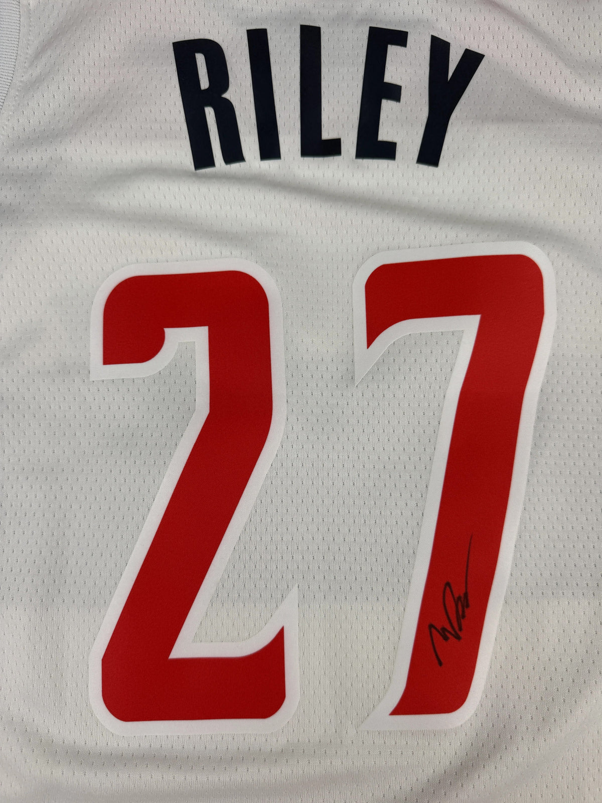 Washington Wizards Will Riley Autographed Jersey