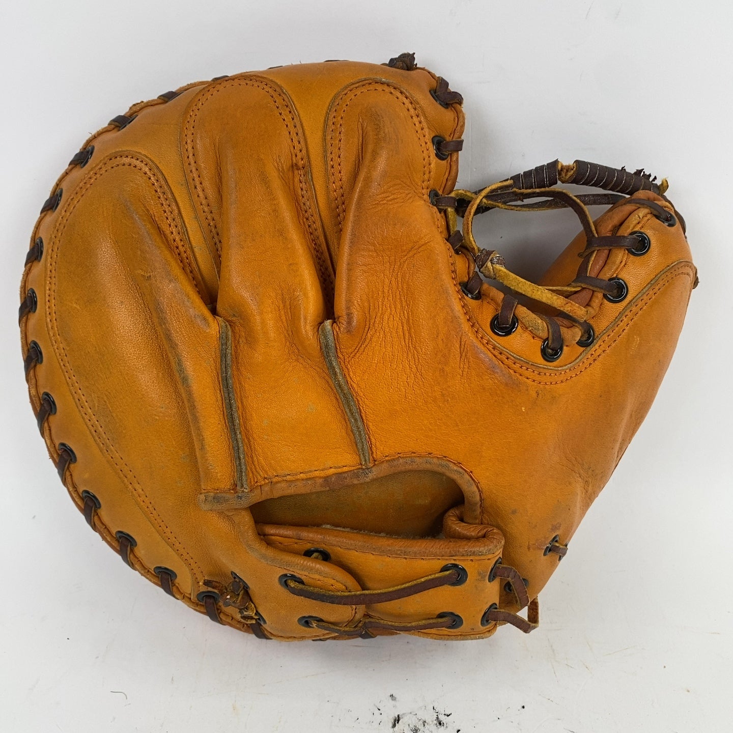 VINTAGE Genuine Cowhide J.A. Dubow 619 Micky Livingston Right Hand Thrower Baseball Glove