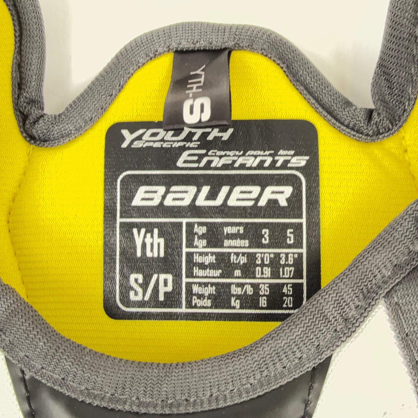 Bauer Supreme S170 Youth Small Hockey Shoulder Pads