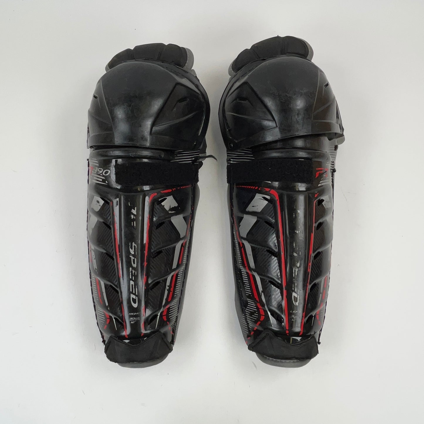 CCM Jetspeed FT390 Junior 12 Hockey Shin Guards