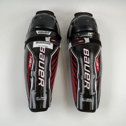 Bauer NSX Senior 15" Hockey Shin Guards