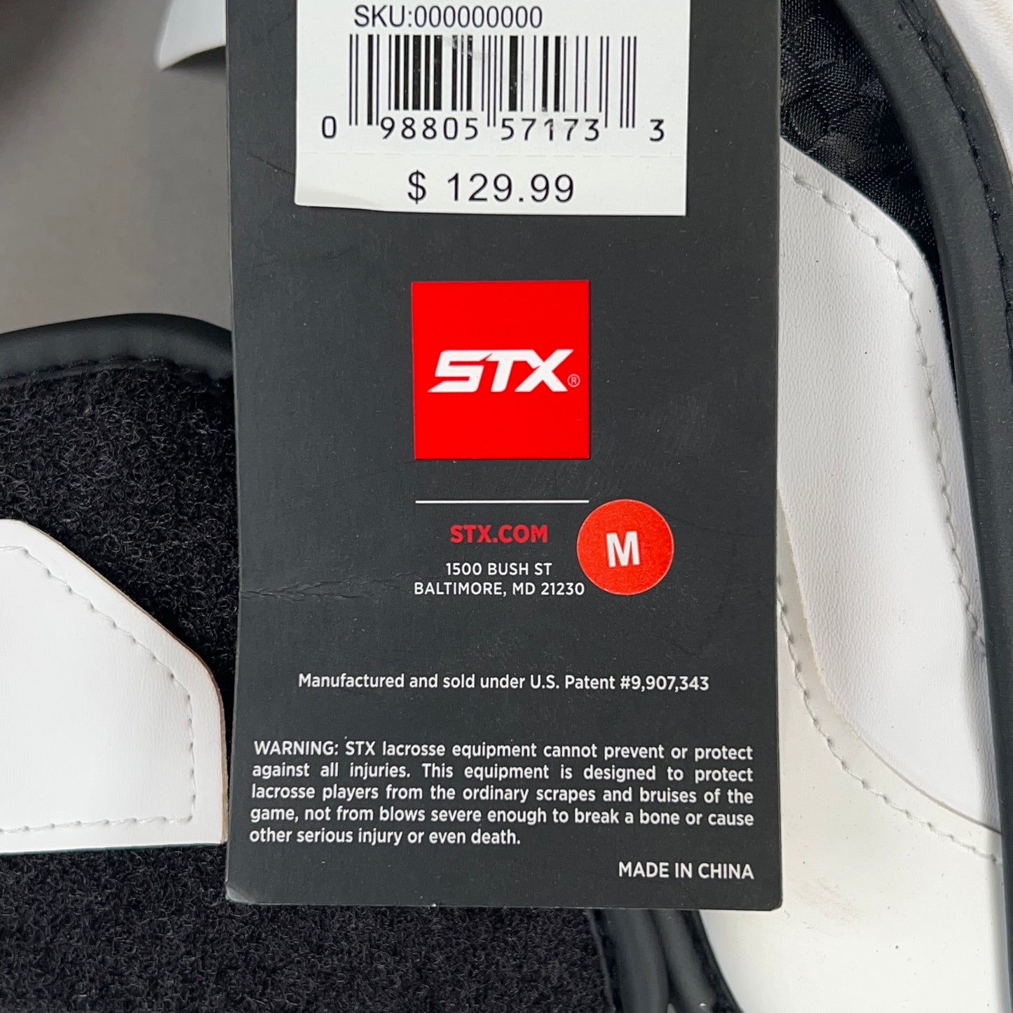 STX Cell IV Youth Medium Lacrosse Shoulder Pads