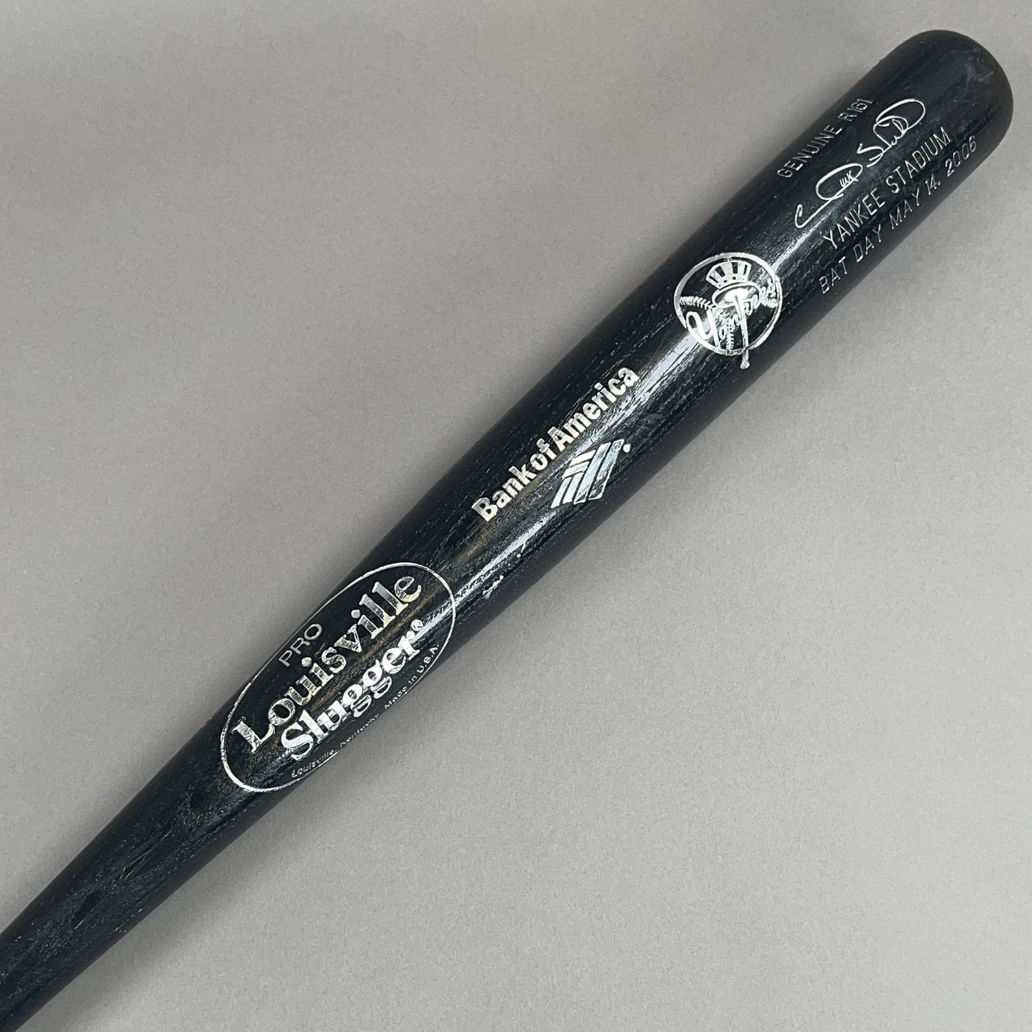 Louisville Slugger Bank Of America Gary Sheffield R161 30/26 (-4) Wooden Baseball Bat