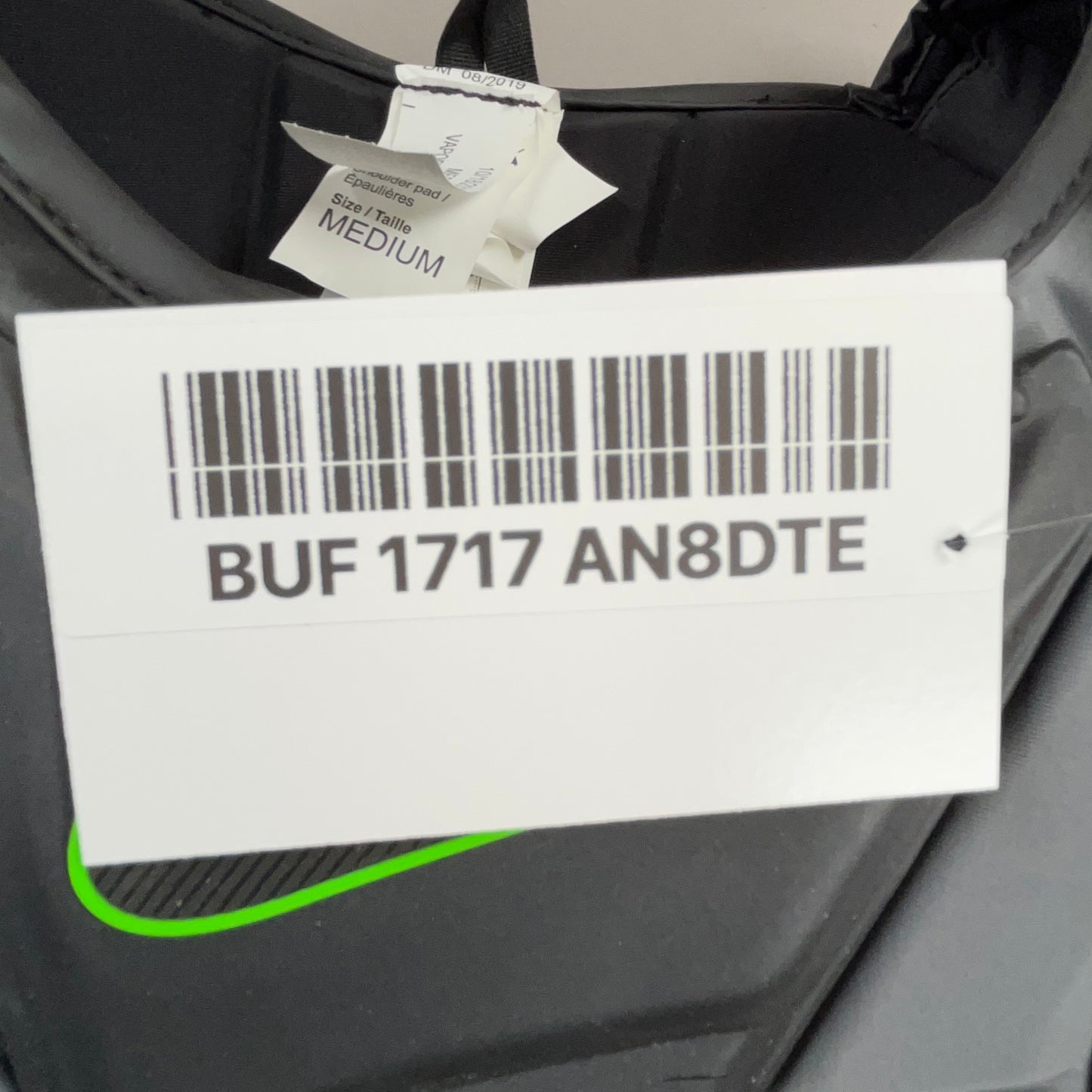 Nike Vapor Senior Medium Lacrosse Shoulder Pads