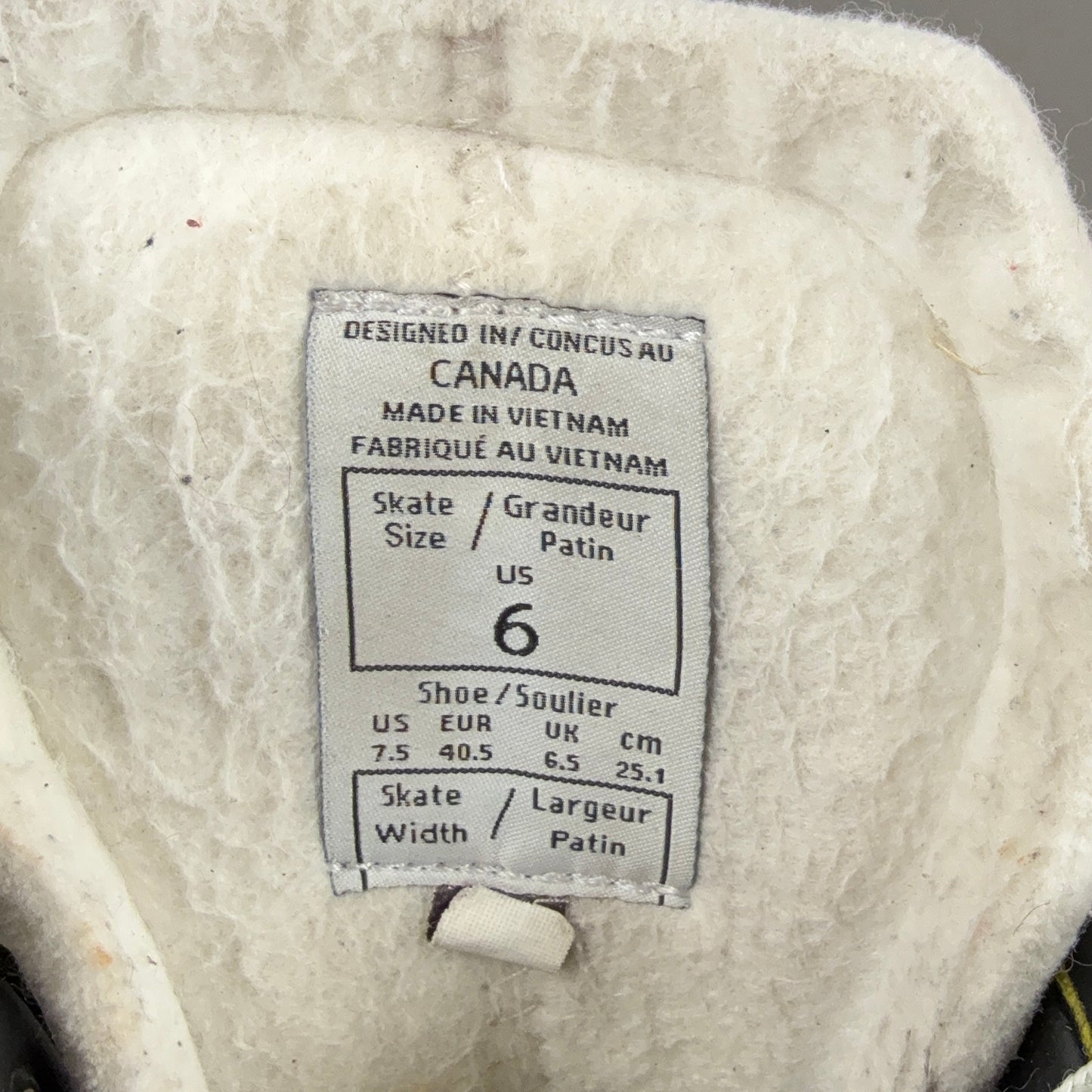 CCM SuperTacks AS3 Size 6 Intermediate Hockey Skates