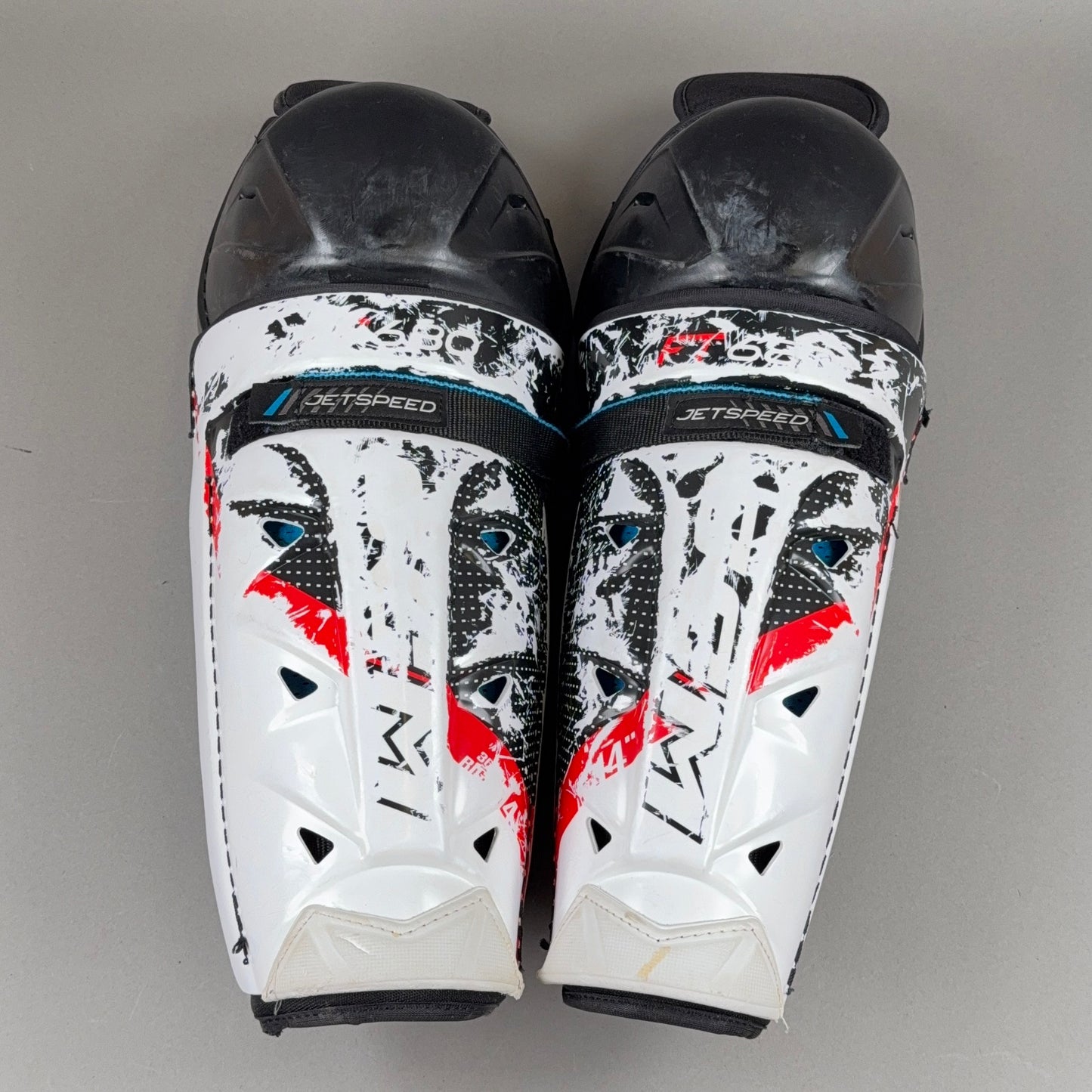 CCM Jetspeed FT680 Intermediate 14" Hockey Shin Guards