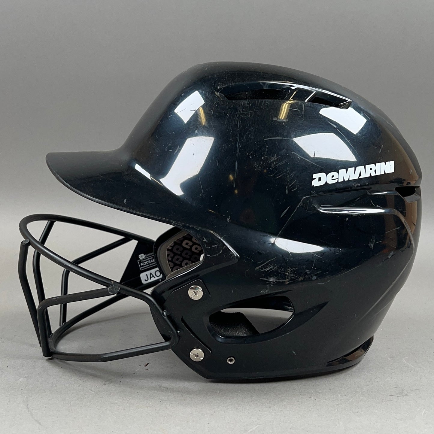Demarini Evoshield WTD5404BLSM 6 3/8" to 7 1/8" Junior Baseball Batting Helmet