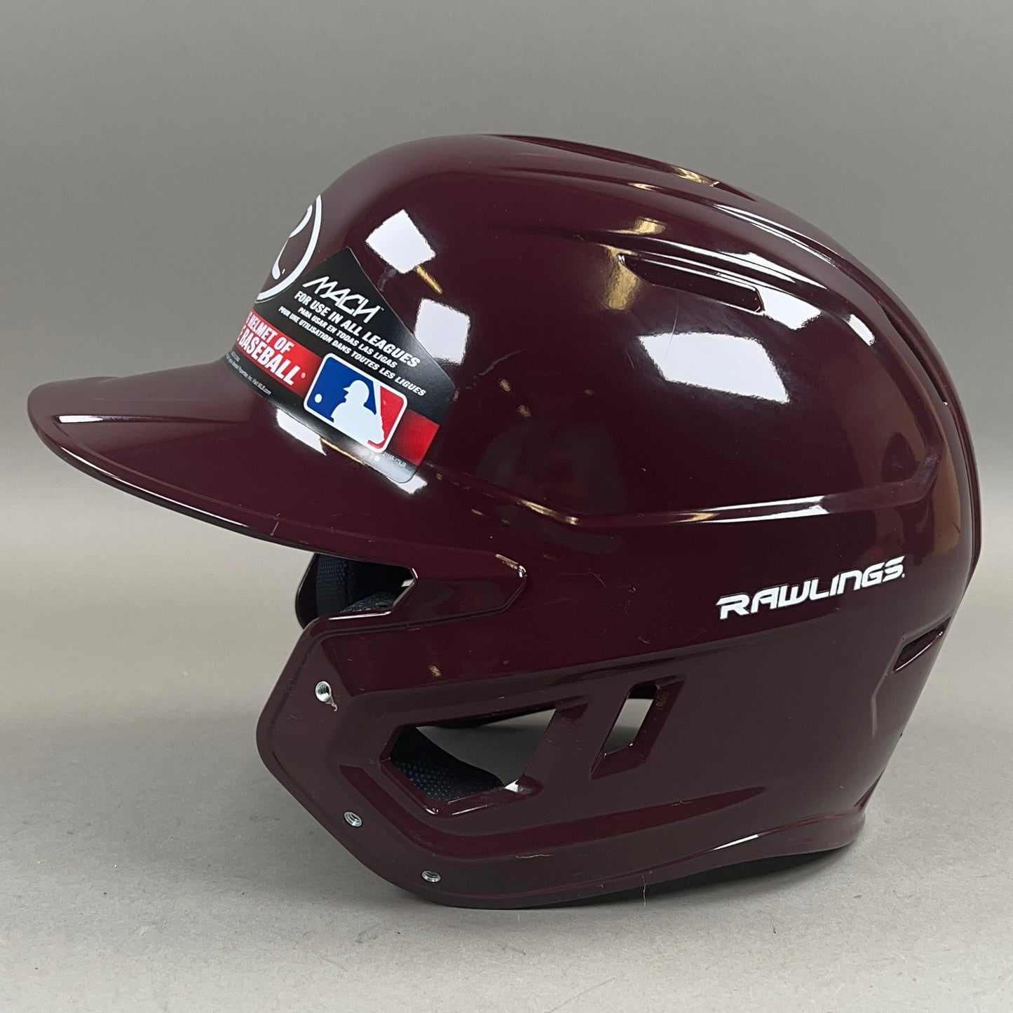 Rawlings Mach-89-RevA 7 1/8" to 7 1/4" Junior Baseball Batting Helmet