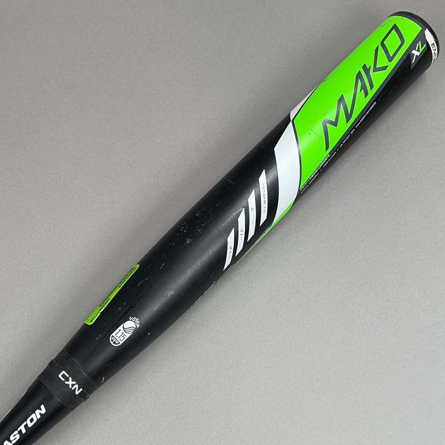 Easton Mako XL YB16MK10 31/21 (-10) USSSA Baseball Bat